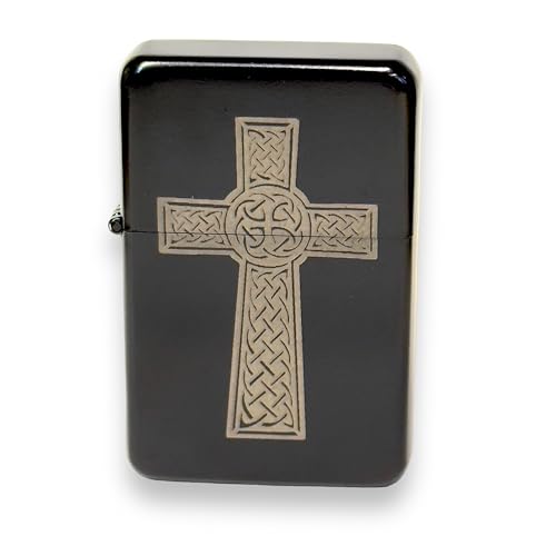Encendedor Negro Black Lighter - Celtic Cross miniatura 1
