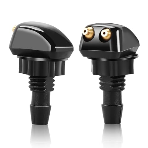 Anulely Buses de Lave-Glace, Lot de 2 Jets de pulvérisation pour Pare-Brise, Remplacement Automobile de clapet Anti-Retour de gicleur de Lave-Glace pour la Plupart des Voitures