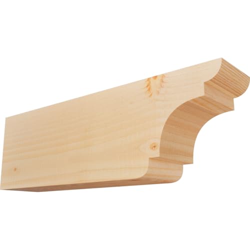 3 1/2"W x 6"H x 18"L New Brighton Smooth Rafter Tail, Douglas Fir
