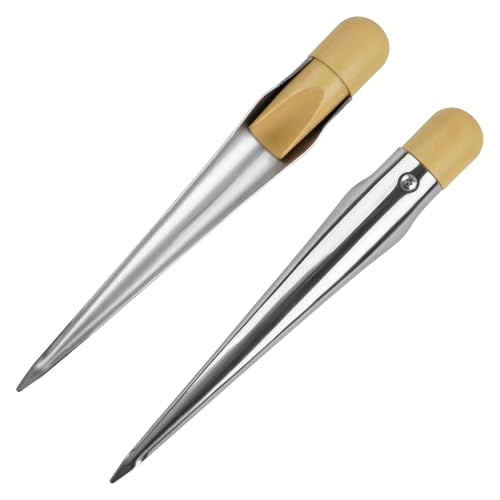 AGOOL Rope Splicing FID Stainless Steel Splicing Spike with Wooden Handle for Line Wire Diameter 1/8" 1/2" 1"