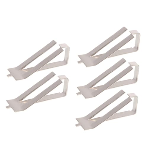 5 Pcs Spring Steel Glass Bed Clips for 3d Printer Platforms