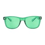 RobRia Color Therapy Glasses - Chromotherapy Tinted Lens Glasses, Scratch-Resistant Lenses with Premium Frames (Green)