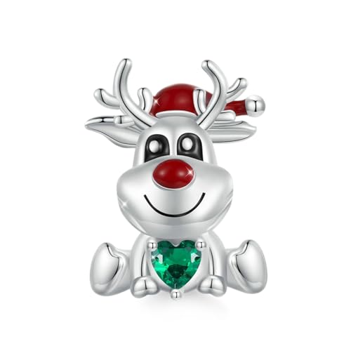 Image of GNOCE Christmas Charm Silver Plated & Sterling Silver Bracelet Gift