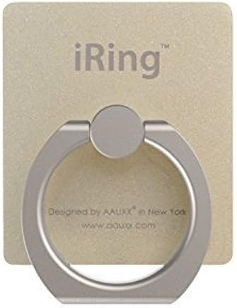 AAUXX iRing Masstige Mano, Coche - Soporte (Tel?fono m?vil/Smartphone, Mano, Coche, Soporte pasivo, Champ?n, Oro, Policarbonato, Zinc, Almohadilla Adhesiva)