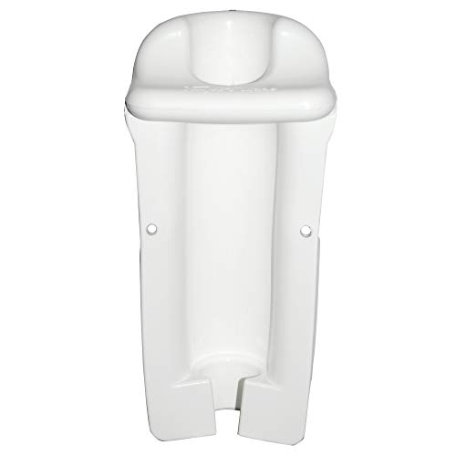 Taylor Made 7" x 17" White Dock Post Bumper with Inflation Valve, Slides Over 1.5" Dock Pipe, Protects Boats, Made in the USA - 2020108507 - image 3