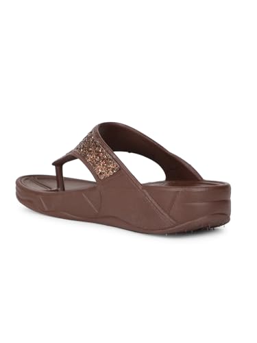 Image of Bata Women KAFI Brown Sandals