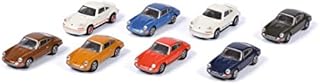 Schuco Porsche 911, set of 8, consisting of 6 x 911 S and 2 x Carrera 2.7 RS, load goods, model car, 1:87, multi-coloured