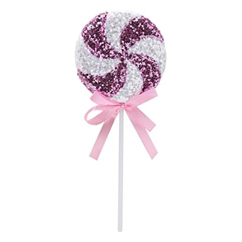 Christmas Concepts® 36cm Giant Sparkly Sequin Lollipop Christmas Decoration - Christmas Tree Ornaments - 5 Colours Available Cover