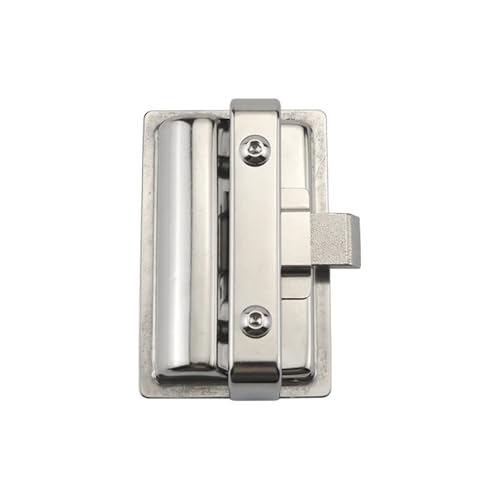 Cerradura empotrada cuadrada MS866-30 de acero inoxidable para cajas mecánicas 6