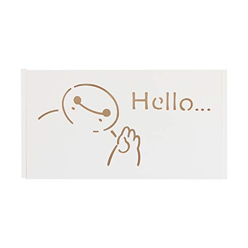 Wandmontiertes WLAN-Router-Regal, Wandmontage, TV-Set-Top-Box, TV-Komponenten, schwebendes Regal, Kabelsteckdose, Draht-Aufbewahrungsboxen, für