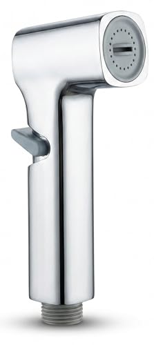 Image of MHS High Pressure Jet Spray for Toilet | Health Faucet Set with Hand Shower Gun & 1M SS Hose Pipe | Bathroom Toilet Jet Spray for Hygiene Cleaning | Toilet Gun for Western Toilet (Square Updown Abs)
