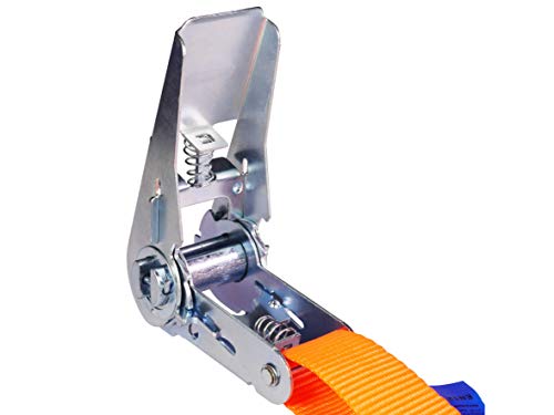 4 x 800 kg 6 m Cinghia con Cricchetto e Gancio