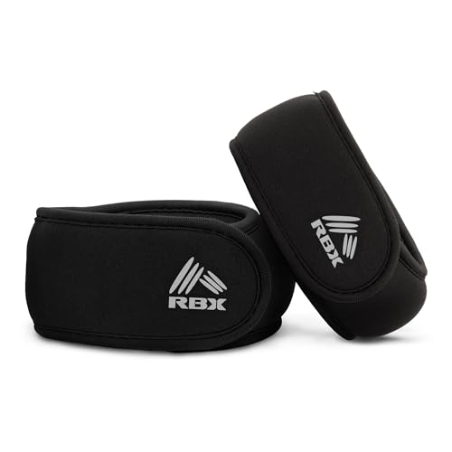 Image of RBX Wrist & Ankle Weights Set (2LB Pair /1LB Each), Adjustable Comfort Fit for Training & Toning
