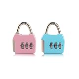 ⭐️ Varias aplicaciones: se puede usar un candado con contraseña para diferentes proyectos. Como maletas, maletas, mochilas, maletas, casilleros de gimnasio, maletines, armarios, cajas de herramientas, bolsas de golf, etc.