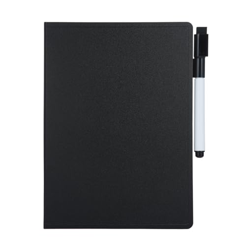 A5 -Sided Dry Erase Whiteboard with Marker & Foam Eraser for Students, Home, School, Office, and Meetings