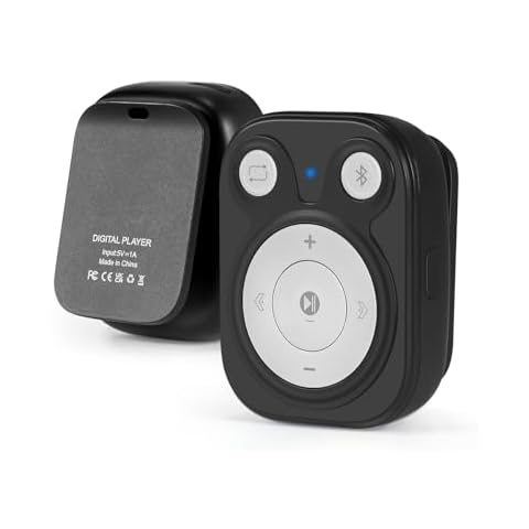 Mini MP3 Player with Bluetooth 5.3:64GB Wireless MP3 with Clip & OTG Function-Portable Lightweight Music Player for Sports-Running, Cycling, Exercise Cover