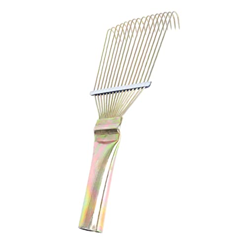 Abaodam - Abaodam Râteau De Toilettage Pour Chevaux Et Moutons En Métal Stable, Petit Format, Épilateur Pour Poils D'animaux, Soin De Toilettage Pour Bétail Et Chevaux