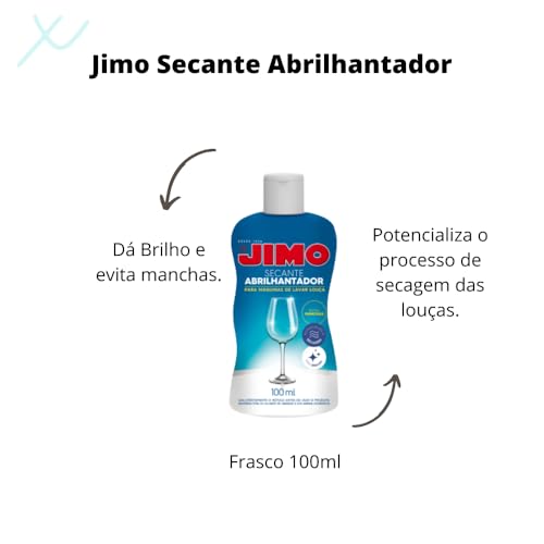 Kit com 6 Jimo Secante Abrilhantador 100ml