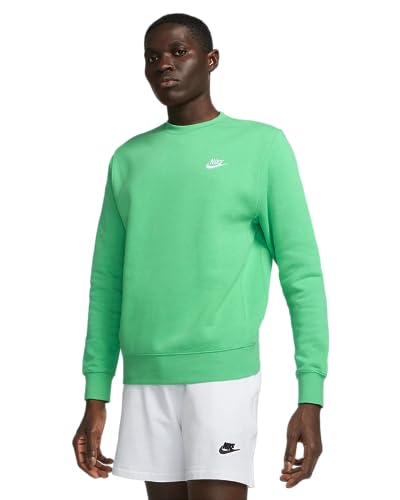 Nike Men's NSW Club Crew (Large, Spring Green)