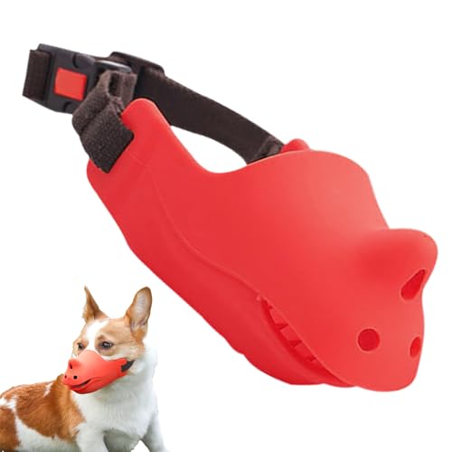 Bozal para perro de tamaño mediano, protector antiladridos para evitar comer, bozal agresivo para perros, para perros pequeños, medianos y grandes, viajes, caminar, parque, patio, jardín, picnic, aseo