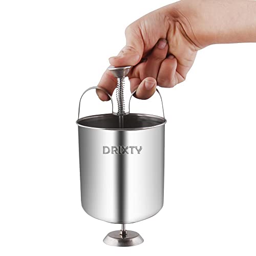 Image of Effortlessly Create Perfectly Shaped and Crispy Mendu Vadas and Donuts with Stainless Steel Medu Vada and Donut Maker with Stand - The Ideal Mendu Machine for Your Kitchen (Stainless Steel)