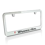 Pontiac Trans Am Chrome Metal License Frame, Official Licensed
