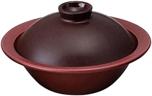 Set of 5 Heat-Resistant Cookers, Iron Red 2.4 x 4.1 inches (6.0 x 10.3 cm), Direct Fire, Western Tableware, Cafe, Restaurant, Coffee, Commercial Use, Hotel