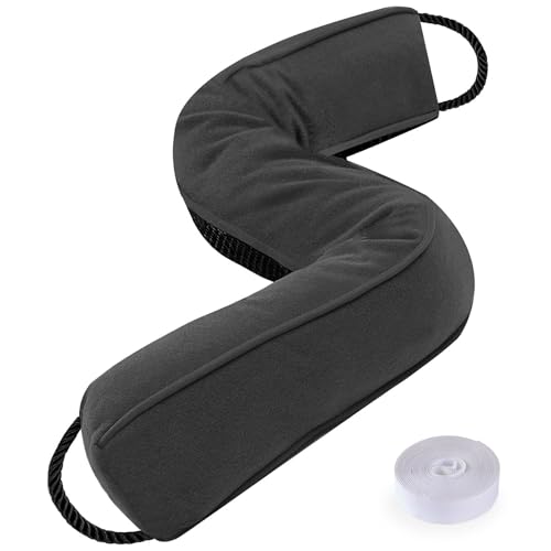 Image of Sunolga Door Draft Stopper Blocks Hot and Cold Air with Removable Washable Cover for Bottom of Door, All-Season Seal for Noise, Light, Door Sweep for Gaps Up to 3 inch, Home Essentials, 38 inch, Dark Gray