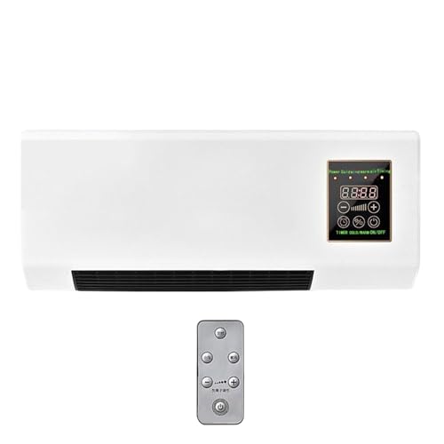 Enfriador De Aire De Pared De 1800W Aire Acondicionado Frío Sin Conducto, 220V 50hz Ventilador De Aire Acondicionado De Pared Con Control Remoto Refrigerador O Calentador 2 En 1 Para Aparato De