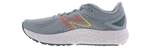 New Balance New Balance Men's Fresh Foam EVOZ V2 Running Shoe, Cyclone/Vibrant Orange/Vibrant Apricot, 11 Medium US