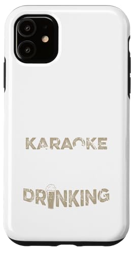 Funny Karaoke Singer Bar Music Lover Singing Drinking Bar �X�}�z�P�[�X iPhone 11 �p