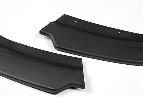 3PCS Front Bumper Lip Kit fit for compatible with 1996-1998 Honda Civic, CS-Style Splitter Trim Protection Spoiler, Air-Dam-Chin-Diffuser (Unpainted Matt Black)