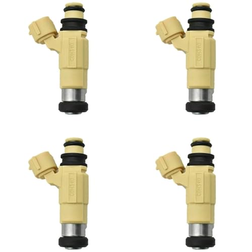 Inyector de Gasolina 4 inyectores de combustible CDH240 MR507252 F410261 compatibles con, Dodge, Mitsubishi y Eclipse de 2,0 y 2,4 l. Boquillas de inyección de combustible