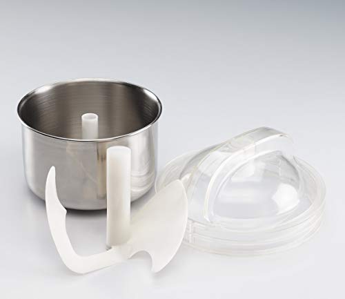 De'Longhi ICK 5000 Eiscremeautomat, Kompressor, weiß, 24.5 cm l x 42.6 cm b x 32.6 cm – Bild 4