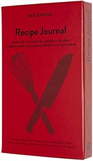 Moleskine - Recipe Journal, Theme Notebook - Hardcover Notebook to Collect and Organise Your Recipes - Large Size 13 x 21 cm - 400 Pages