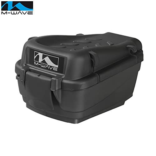 M-Wave Amsterdam Easy Box S/M (5 Ltr.) Fahrradkoffer Fahrradbox inkl. Fahrradklingel