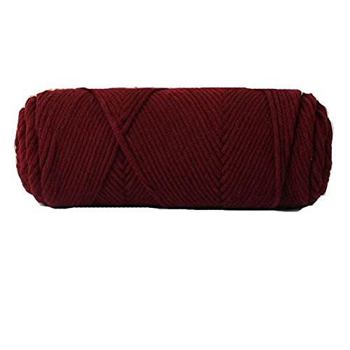 Baumwolle Zum Stricken 100G Milch Baumwollgarn 23 Farben Stricken Bunte Wolle Supersoft Los Gestrickt Baby Weiche Handcraft Pullover Garn-25 Malve._6Pcs.