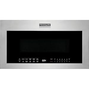 Frigidaire PMOS1980A Professional 30 Inch Wide 1.9 Cu. Ft. 1600 Watt Over the Range Microwave with Sensor Cook – Stainless Steel