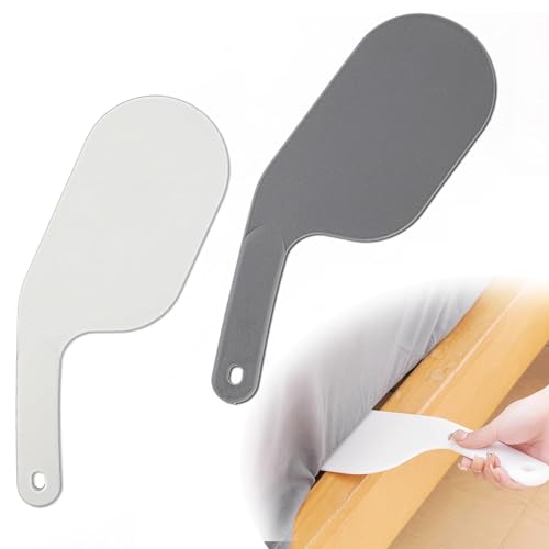 Tinkber 2 Piezas Herramienta Multifuncional para Doblar Sábanas, Herramienta para Doblar Sábanas, Herramienta para Cambiar Sábanas Que Ahorra Mano, para Dormitorios, Apartamentos, Hoteles
