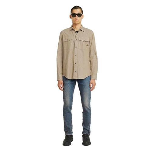 G-STAR Raw - Mens 3301 Slim Jeans, Color Antique Faded Lithium Flame, Size: 34W x 36L4