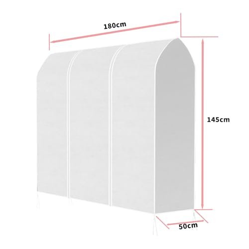 Housse tringle à vêtements premium en textile robuste et respirant - 3