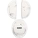 Dooky Universal Pads Dandelion Protectores de cinturón de seguridad para portabebés y silla de coche (para arneses de 3 y 5 puntos, grupo de edad 0+, para la mayoría de las marcas), Blanco, 126730