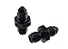 Red Horse Performance 336-03-04-2 -03 To 7/16-20 Inverted Flare Male -Black -2Pcs/Pkg