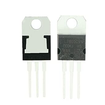 10x Spannungsregler IC 7805 – 5V, 1,5A, TO-220 Gehäuse, Für Elektronikprojekte Und Stromversorgung