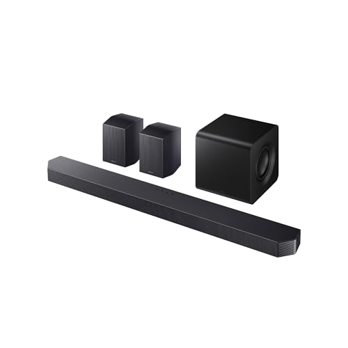 Soundbar Q930H, 9.1.4 ch.,580W, Bluetooth,Q-Symphony, Wireless Dolby Atmos | Full Surround Subwoofer, Rear Speaker, Wireless Dolby Atmos, Q-Symphony, SpaceFit Sound Pro, Connessione TV Wireless