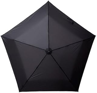 Magical Tech 50cm MAGICAL TECH Lightweight Umbrella Non-standard Folding Umbrella Rain Umbrella For both Sun and Rain Lightweight UV Protection Unisex Compact Rain Gear Black