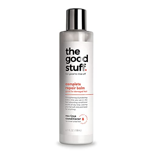 The Good Stuff Complete Repair Balm For Damaged Hair | Lightweight, Leave In Conditioner Provides Strength, Protection, Softness, And Shine All Day Long | Hair Cream For Curly Hair | Certified Vegan And Cruelty-Free #TOP5