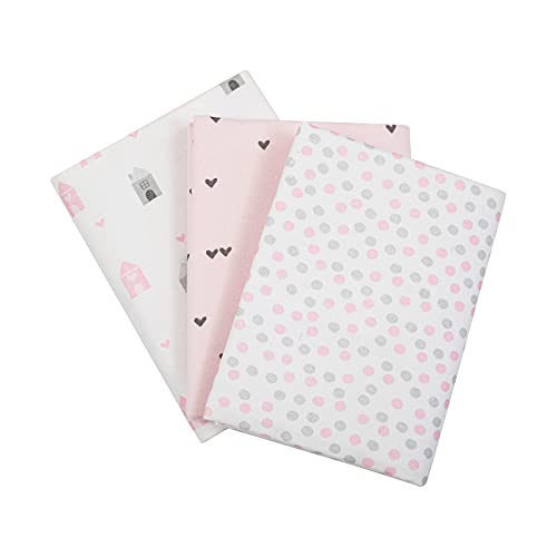 Papi Textil Cueiro Flanel Papi Compose Estampado Para Bebê 80Cm X 50Cm Contém 03 Un