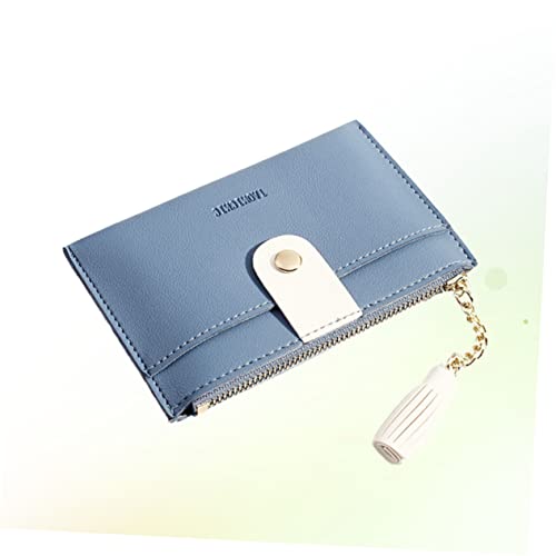 Tassel Purse for Women Delicate Small Zippered Wallet Lightweight and for Cash Cards and Change for2