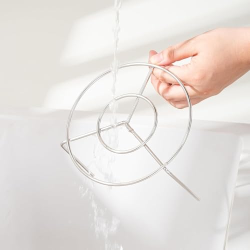 Image of Air Fryer Accessories, 24 pcs Round Skewer Grill Stand, Hanging Stainless Steel Skewer Holder Compatible with Air Fryers and Convection Ovens.